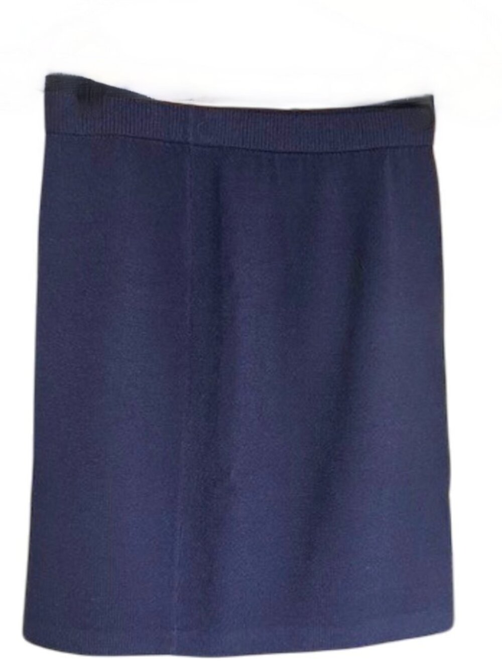 St John Santana Pencil Skirt Navy Sz 2 #SJ